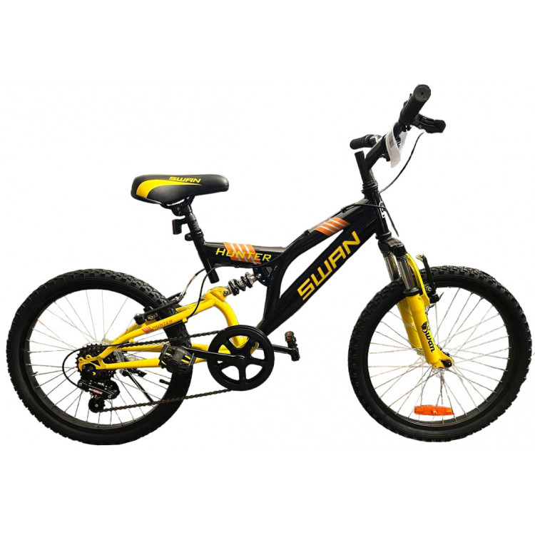 Detský bicykel 20 MTB Hunter Swan žltý